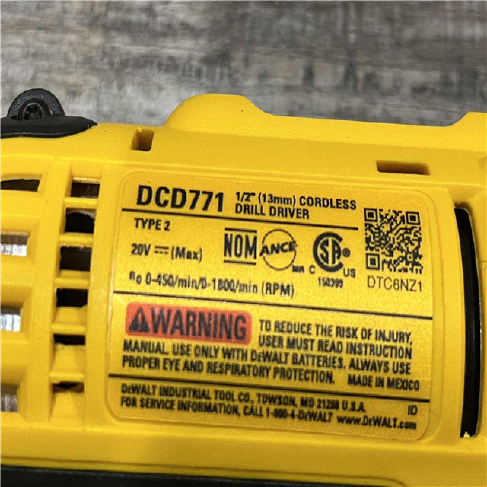 AS-IS DEWALT 20V MAX Cordless Drill/Impact 2 Tool Combo Kit