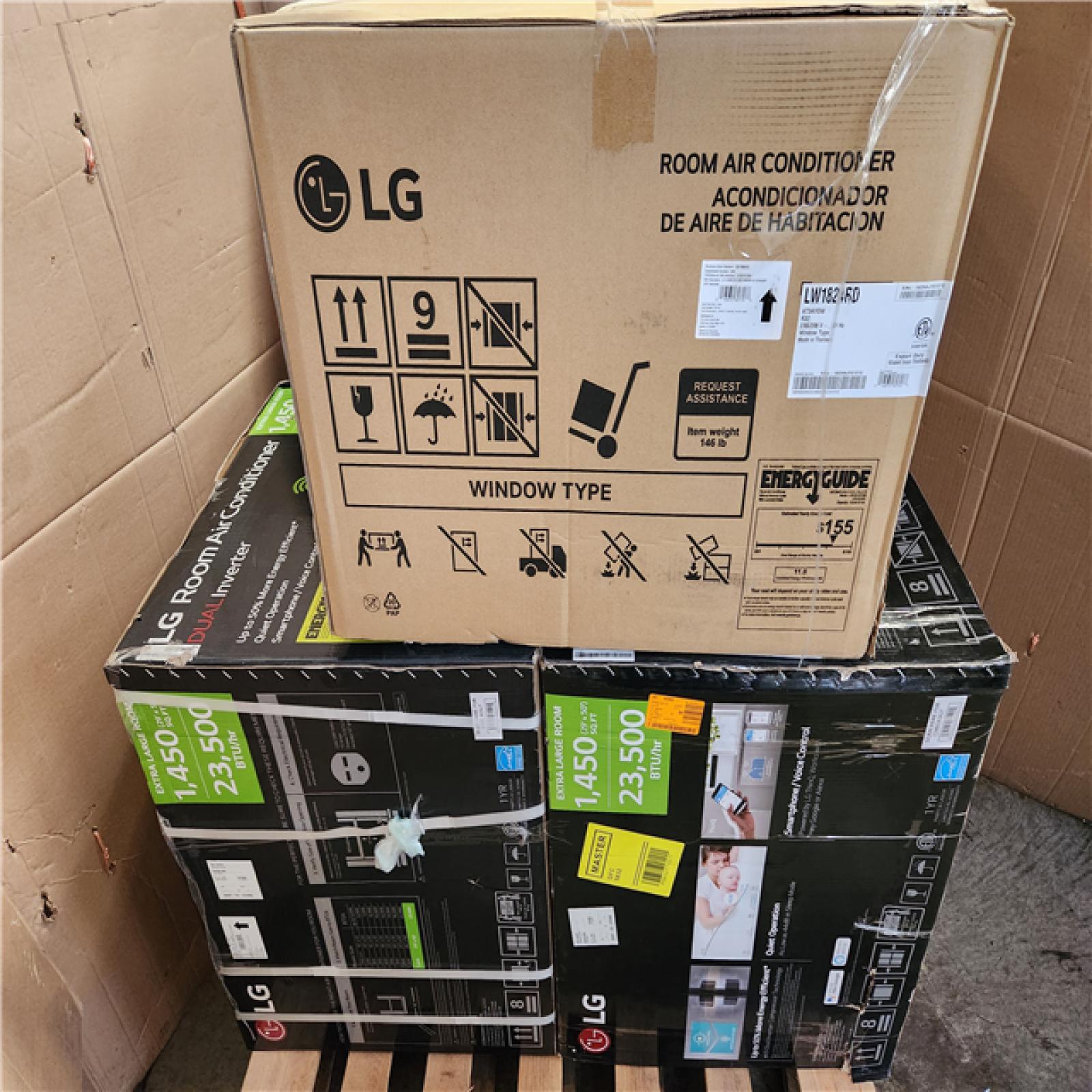 Phoenix AS-IS Mixed Home Air Conditioners Pallet (3-Boxes)