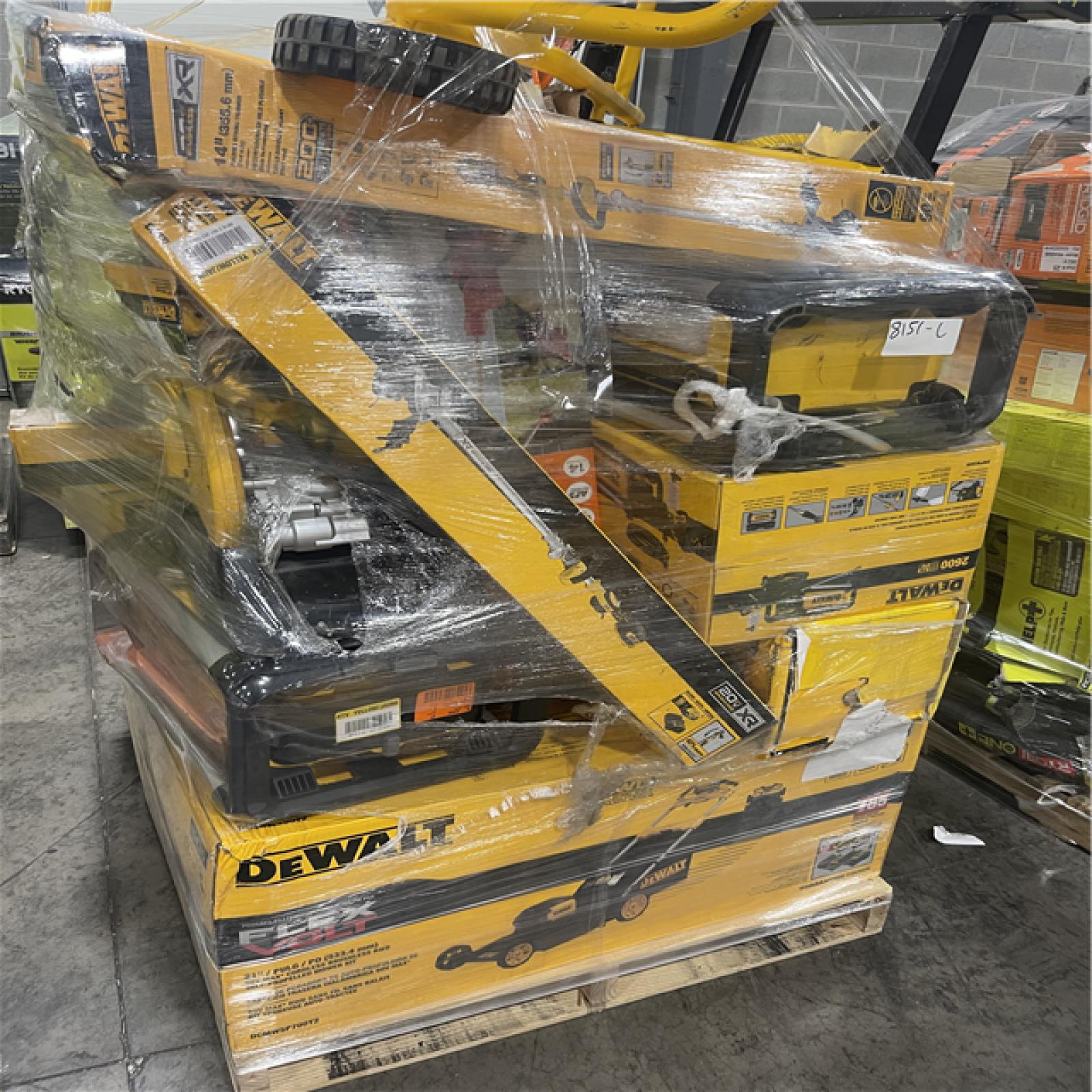 Pittston Location As-IS Power Tools Partial Truckload (17 Pallets) 8151-C