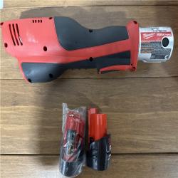 CALIFORNIA AS-IS MILWAUKEE M12 FORCE LOGIC PRESS TOOL KIT, INCLUDES (2) BATTERIES, CHARGER & HARD CASE: APPEARS IN GOOD CONDITION