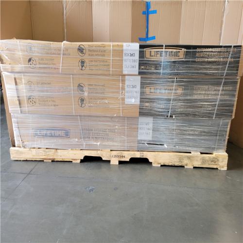 CALIFORNIA AS-IS Lifetime Storage Shed (Box 1,2,3 included)