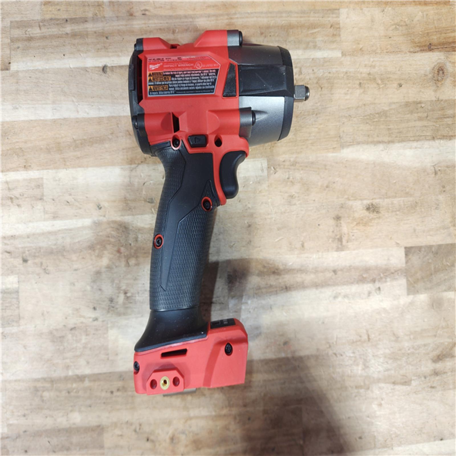 HOUSTON LOCATION - AS-IS Milwaukee FUEL GEN-2 18V Lithium-Ion Mid Torque Brushless Cordless 3/8 in. Impact Wrench with Friction Ring (Tool-Only)