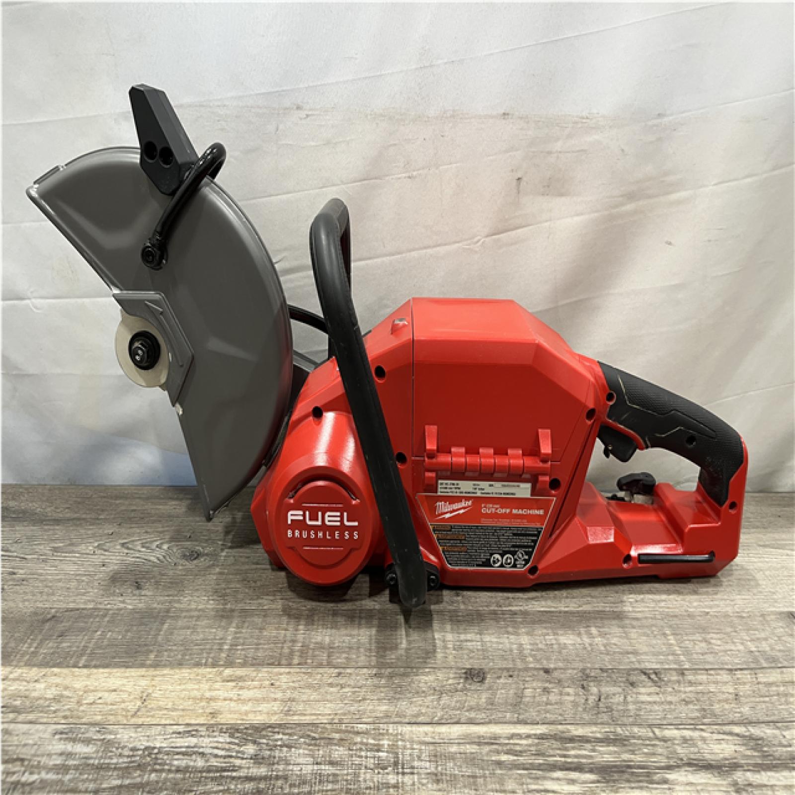 AS-IS Milwaukee FUEL ONE-KEY 18V Lithium-Ion Brushless Cordless 9 in. Cut Off Saw (Tool-Only)