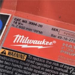 AS-IS Milwaukee M18 Fuel Hatchet 8  Pruning Saw (Tool-Only)