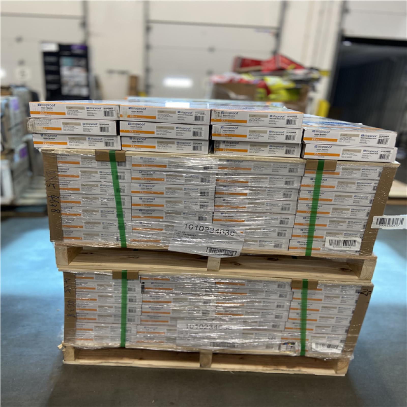 DALLAS LOCATION - DALLAS LOCATION - Lifeproof Webb Creek Hickory 22 MIL x 8.7 in. W x 48 in. L Click Lock Waterproof Luxury Vinyl Plank Flooring (20.1 sq. ft./Case) (67 UNITS)