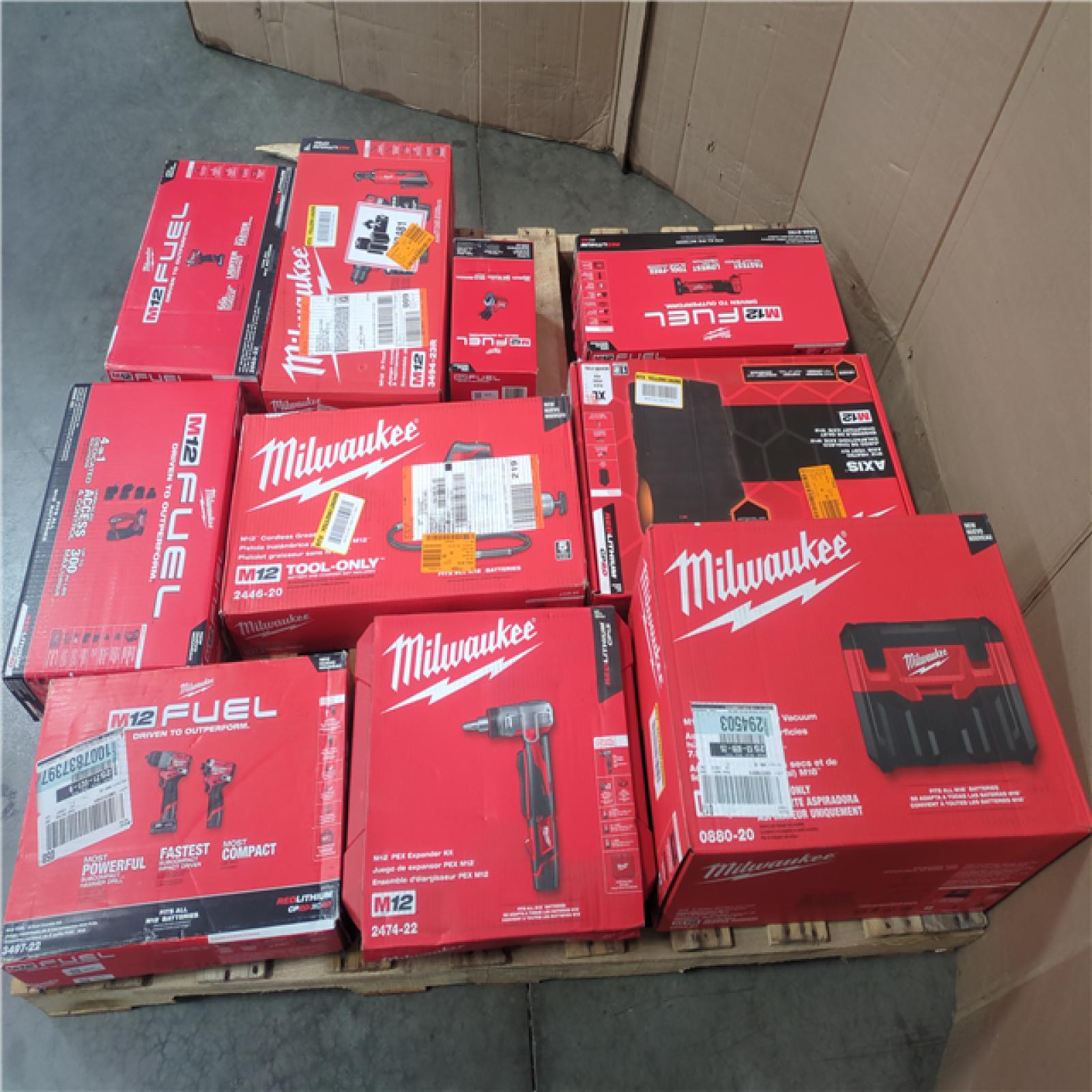 CALIFORNIA AS-IS MILWAUKEE PALLET