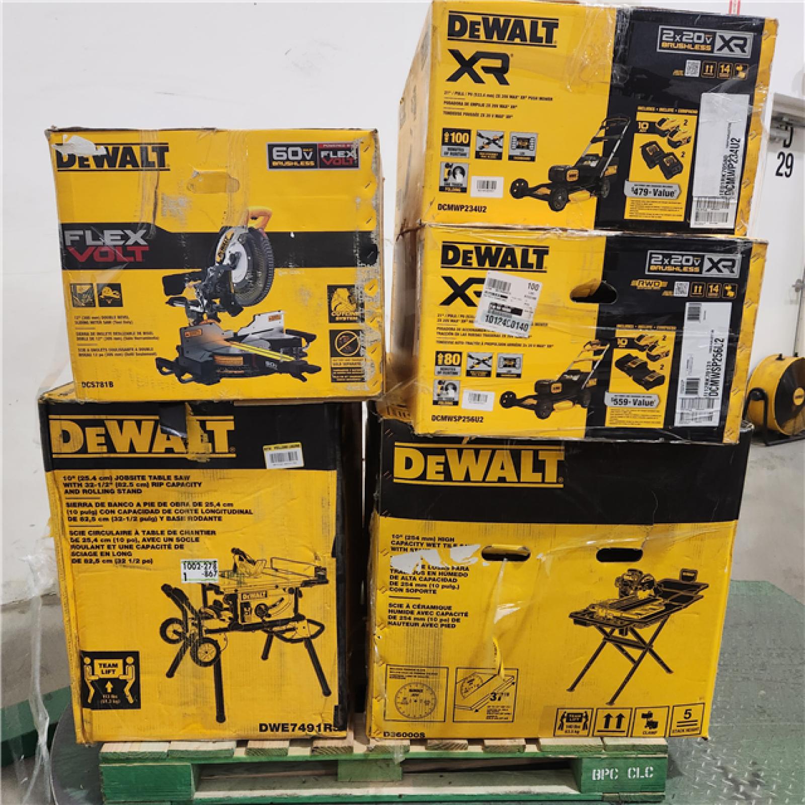 Dallas Location - As-Is DEWALT Tool Pallet