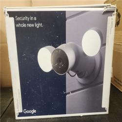 Phoenix NEW Google Nest Cam with Floodlight - Wired Outdoor Smart Home Security Camera (SEALED)