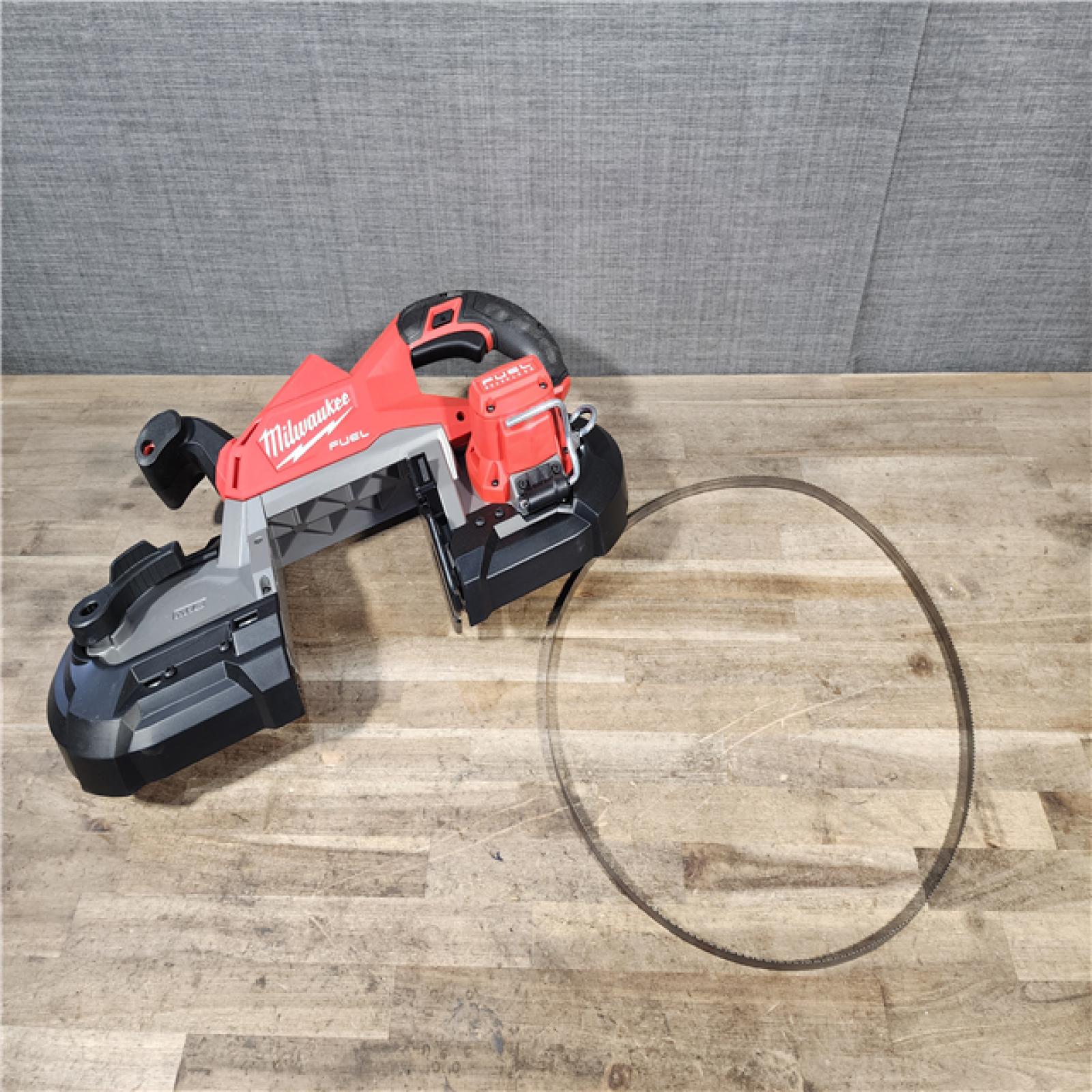 HOUSTON LOCATION - AS-IS (APPEARS LIKE NEW) Milwaukee FUEL 18V Lithium-Ion Brushless Cordless Deep Cut Band Saw (Tool-Only)