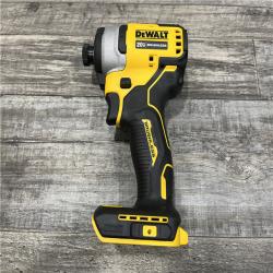 AS-IS DEWALT Atomic 20V Max Lithium-Ion Brushless Cordless Compact 1/4 in. Impact Driver Kit