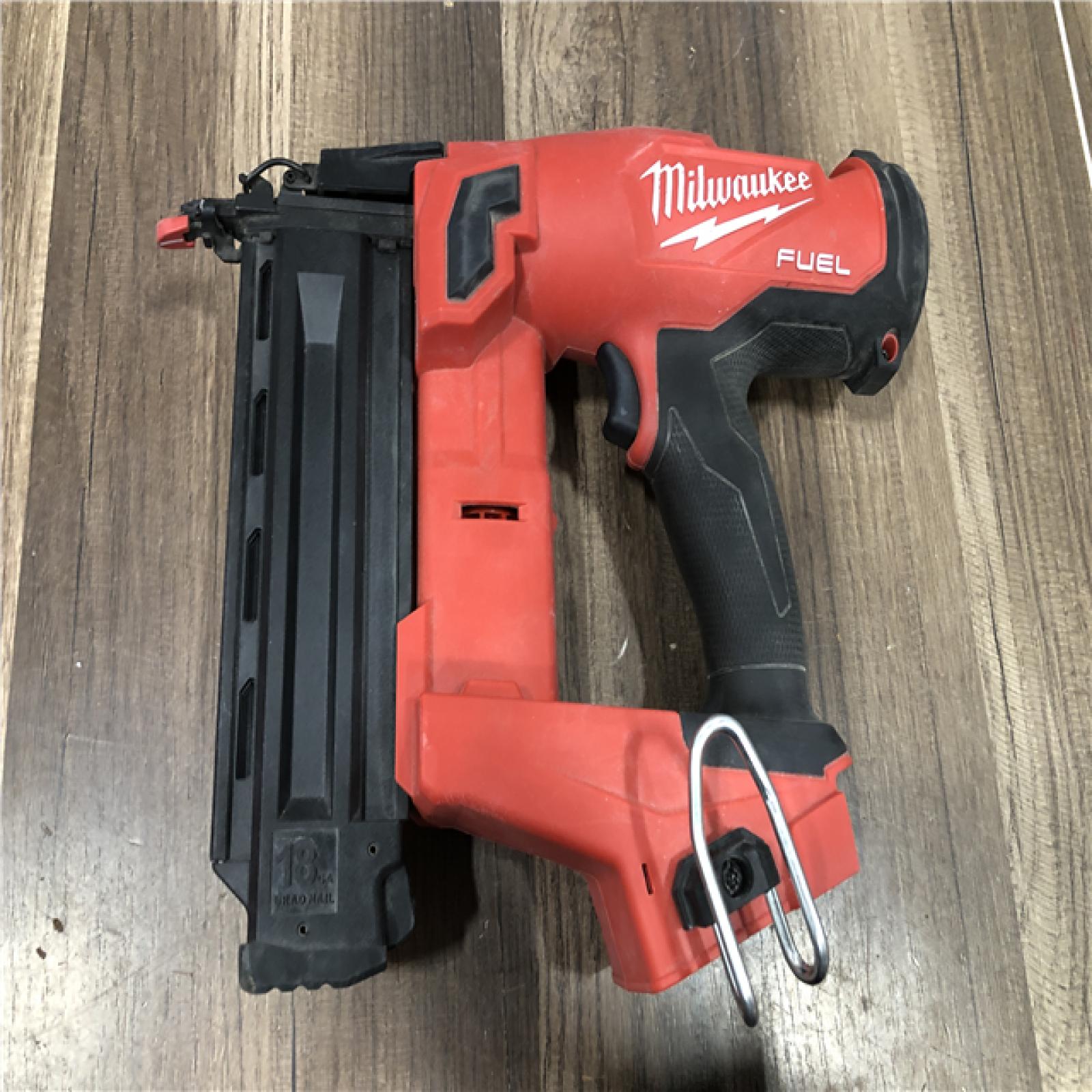 AS-IS Milwaukee FUEL 18-Volt Lithium-Ion Brushless Cordless Gen II 18-Gauge Brad Nailer (Tool-Only)
