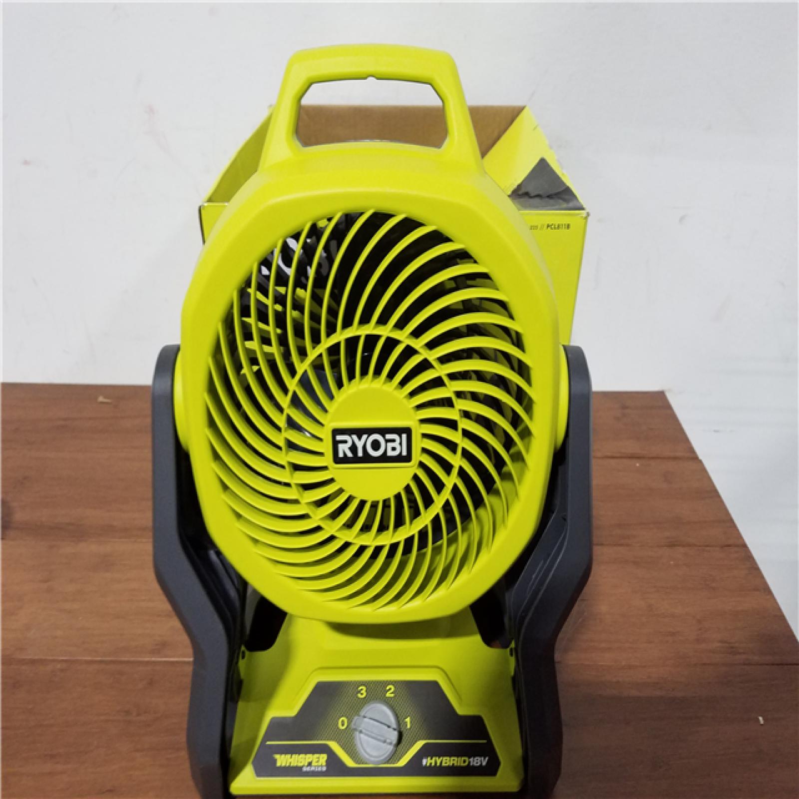 California NEW Ryobi Plus+ 18V Hybrid 7.5 Fan (Tool Only)
