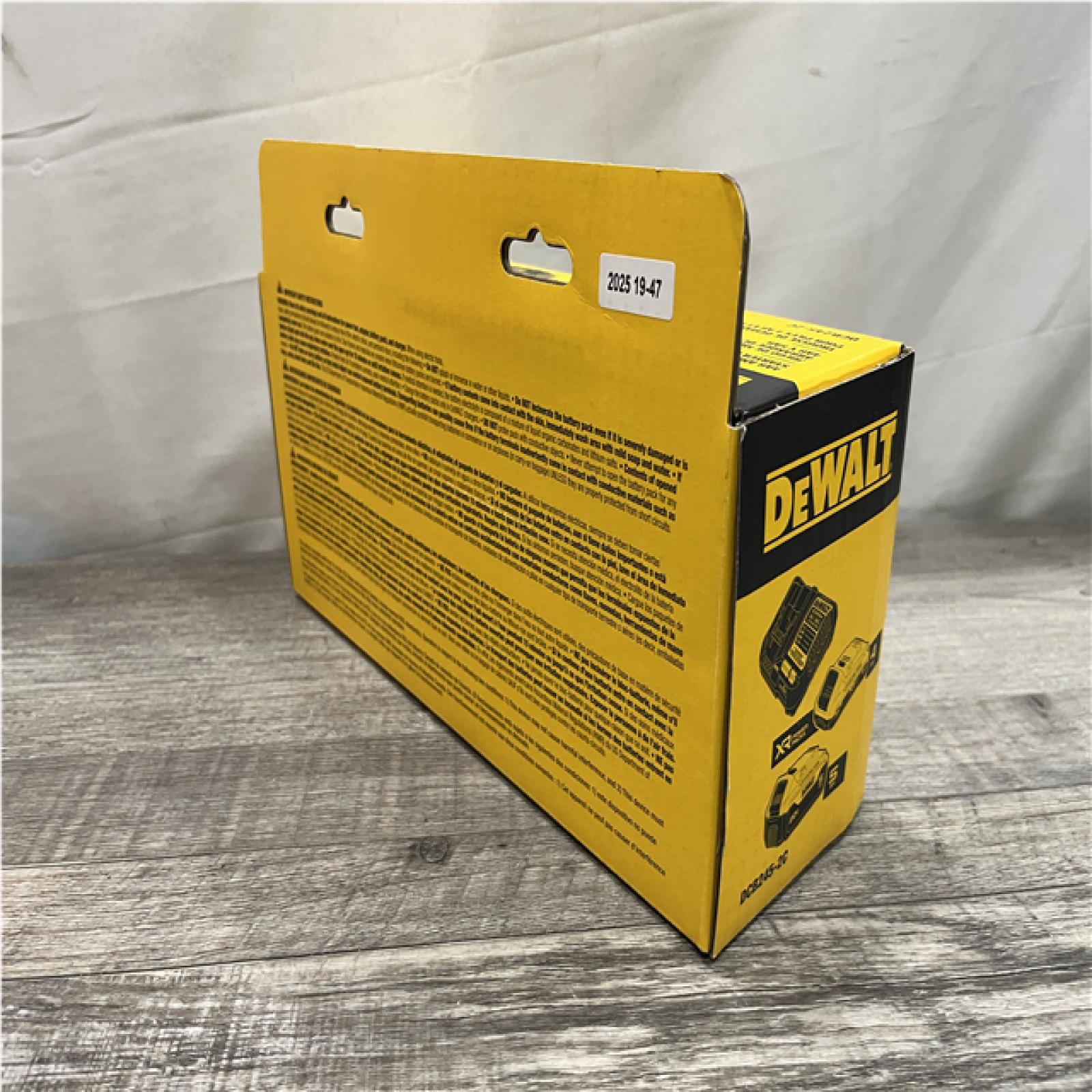 NEW - DEWALT 20V MAX Lithium-Ion Starter Kit with 4.0 Ah and 5.0 Ah Batteries and Charger