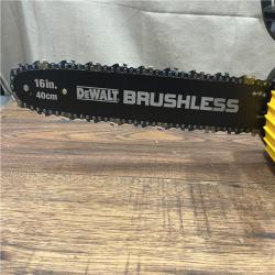 AS-IS DEWALT  FLEXVOLT 60V MAX 16in. Brushless Cordless Battery Powered Chainsaw Kit with (1) FLEXVOLT 2 Ah Battery & Charger