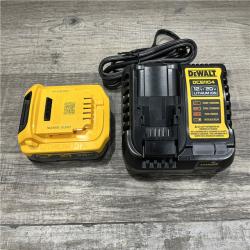 AS-IS DEWALT 20V MAX XR POWERSTACK Lithium-Ion Battery Starter Kit with 3.5Ah Battery and Charger