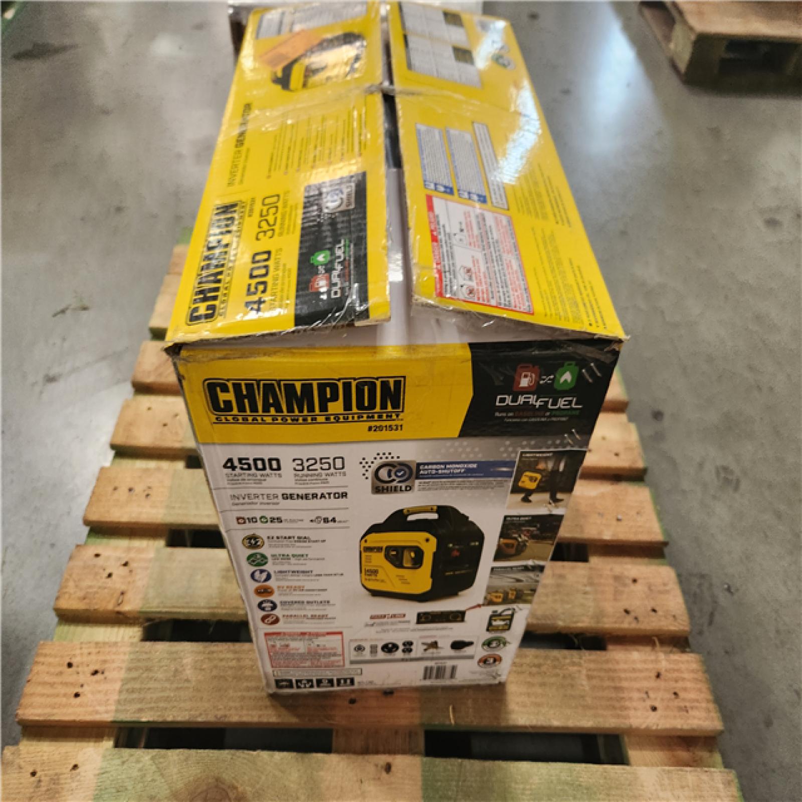 CALIFORNIA AS-IS CHAMPION GENERATOR