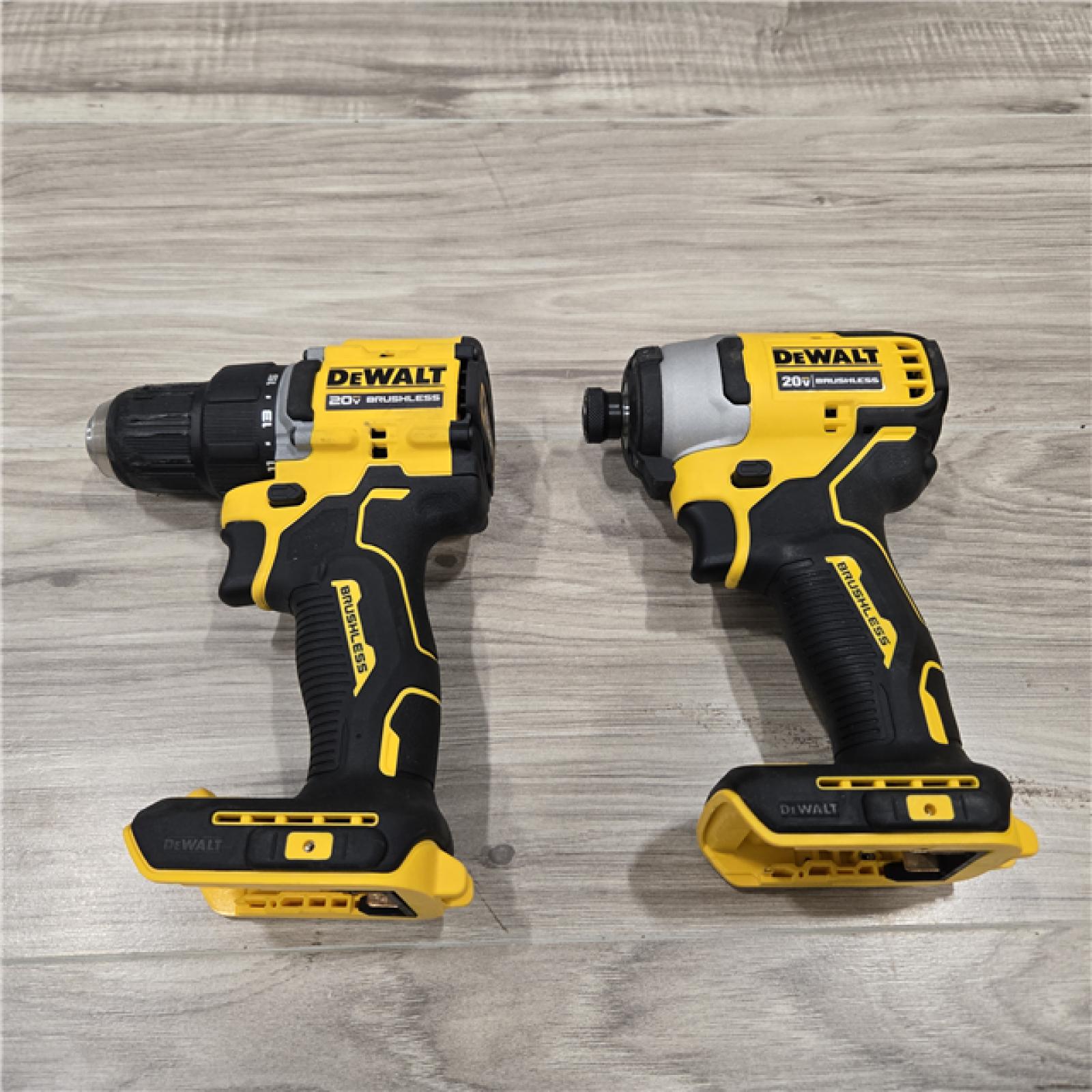 AS-IS DeWalt 20V MAX ATOMIC Cordless Brushless 4 Tool Combo Kit