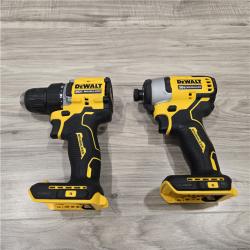 AS-IS DeWalt 20V MAX ATOMIC Cordless Brushless 4 Tool Combo Kit