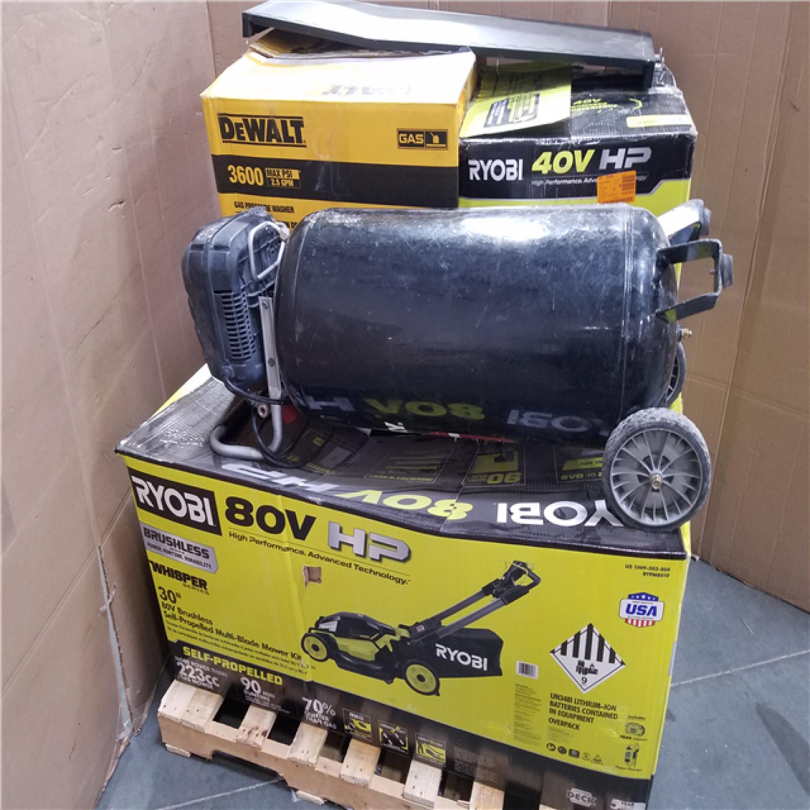 CALIFORNIA AS-IS OUTDOOR POWER EQUIPMENT