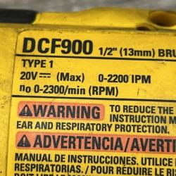 AS-IS DEWALT 20V MAX Lithium-Ion Cordless 1/2 in. Impact Wrench Kit
