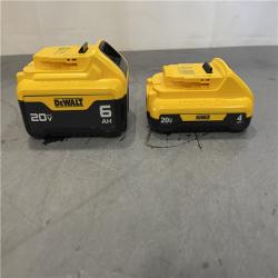AS-IS - DEWALT 20V MAX Lithium-Ion 6.0Ah and 4.0Ah Battery and Charger Starter Kit
