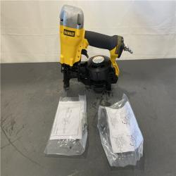AS-IS - DeWalt 1-3/4 in. 15 Degree Pneumatic Coil Roofing Nailer