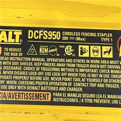 AS-IS DEWALT 20V MAX 9-Gauge Cordless Fencing Stapler (Tool Only)