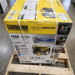 Phoenix NEW Champion Power Equipment 7850/6250-Watt Recoil Start Dual Fuel Portable Generator w/ Free 3-Year Warranty for Home Backup and Storm Prep (SEALED)