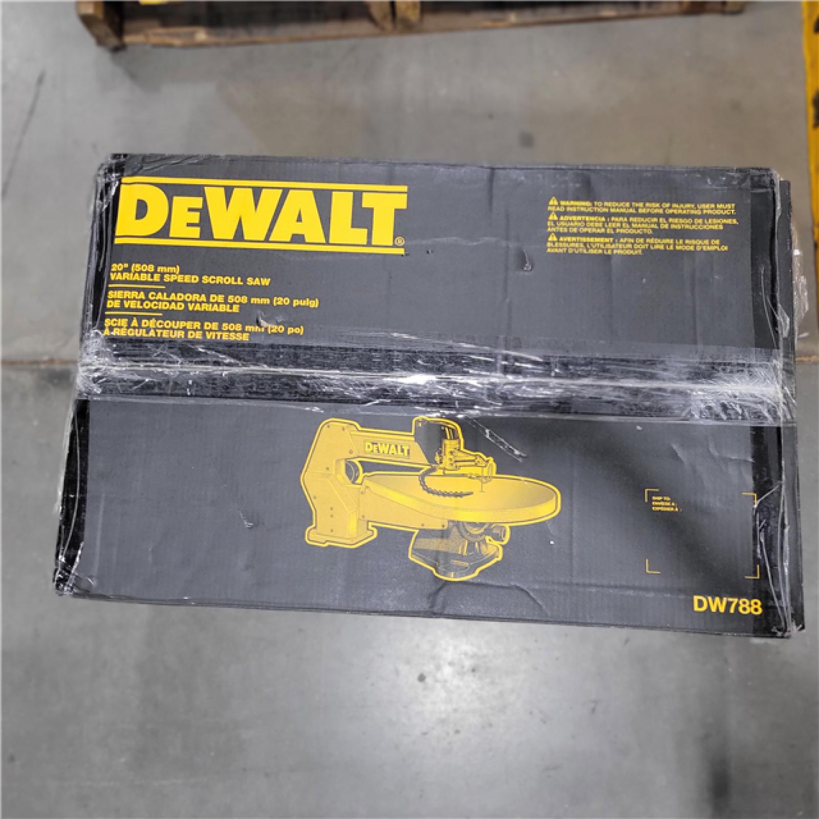 AS-IS  DEWALT 20 in. Variable-Speed Scroll Saw