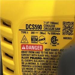 AS-IS DEWALT 20-Volt MAX 7-1/4 in. Cordless Circular Saw (Tool Only)