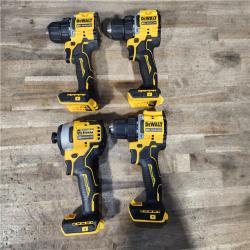 HOUSTON LOCATION - AS-IS DEWALT 4 TOOL COMBO KIT W/ (2) BATTERY & CHARGER