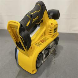 AS-IS - DeWalt 20V Lithium-Ion Cordless Belt Sander with 20V MAX POWERSTACK Compact Battery Starter Kit