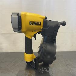 AS-IS- DEWALT DW66C-1 2-1/2 Inch 15 Degree Coil Siding and Fencing Nailer