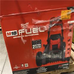As-Is- M18 FUEL Brushless Cordless 21 in. Walk Behind Dual Battery Self-Propelled Mower W/(2) 12.0Ah Battery and Rapid Charger