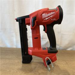 AS-IS Milwaukee FUEL 18-Volt Lithium-Ion Brushless Cordless 18-Gauge 1/4 in. Narrow Crown Stapler (Tool-Only)