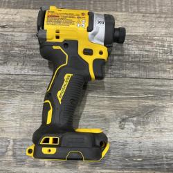 AS-IS DEWALT 20V MAX XR Lithium-Ion Brushless Cordless 3-Speed High Torque 1/4 in. Impact Driver Kit