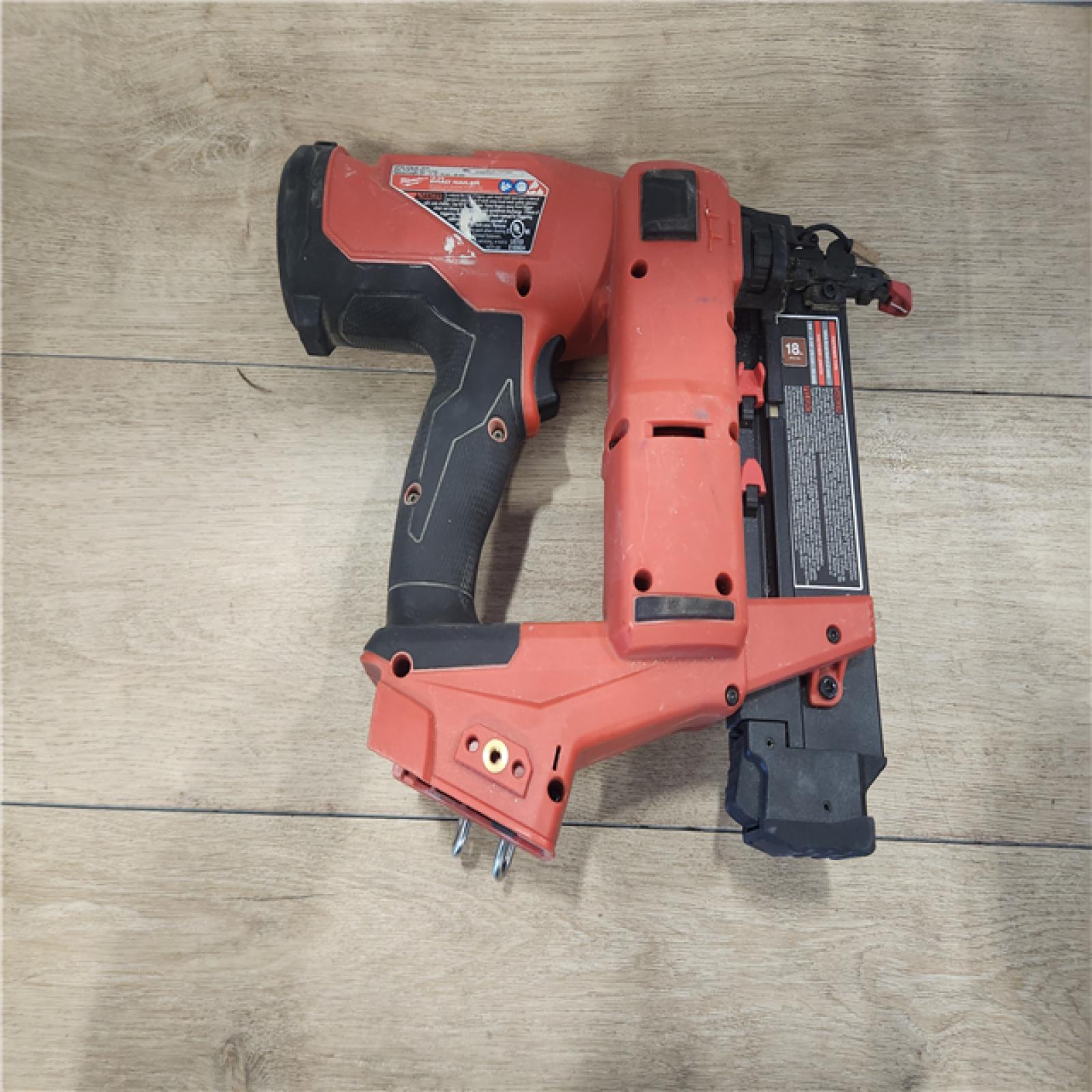 AS-IS- Milwaukee FUEL 18-Volt Lithium-Ion Brushless Cordless Gen II 18-Gauge Brad Nailer (Tool-Only)