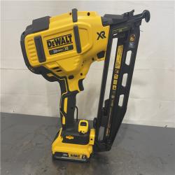 AS-IS- DeWalt 20V 16 Gauge Cordless Angled Finish Nailer Kit W/ 2Ah Battery