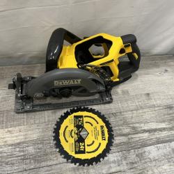 AS-IS DEWALT FLEXVOLT 60V MAX Cordless Brushless 7-1/4 in. Wormdrive Style Circular Saw (Tool Only)