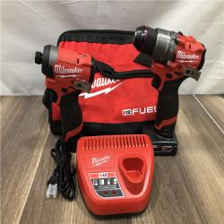 AS-IS Milwaukee  FUEL 12-Volt Lithium-Ion Brushless Cordless Hammer Drill and Impact Driver Combo Kit