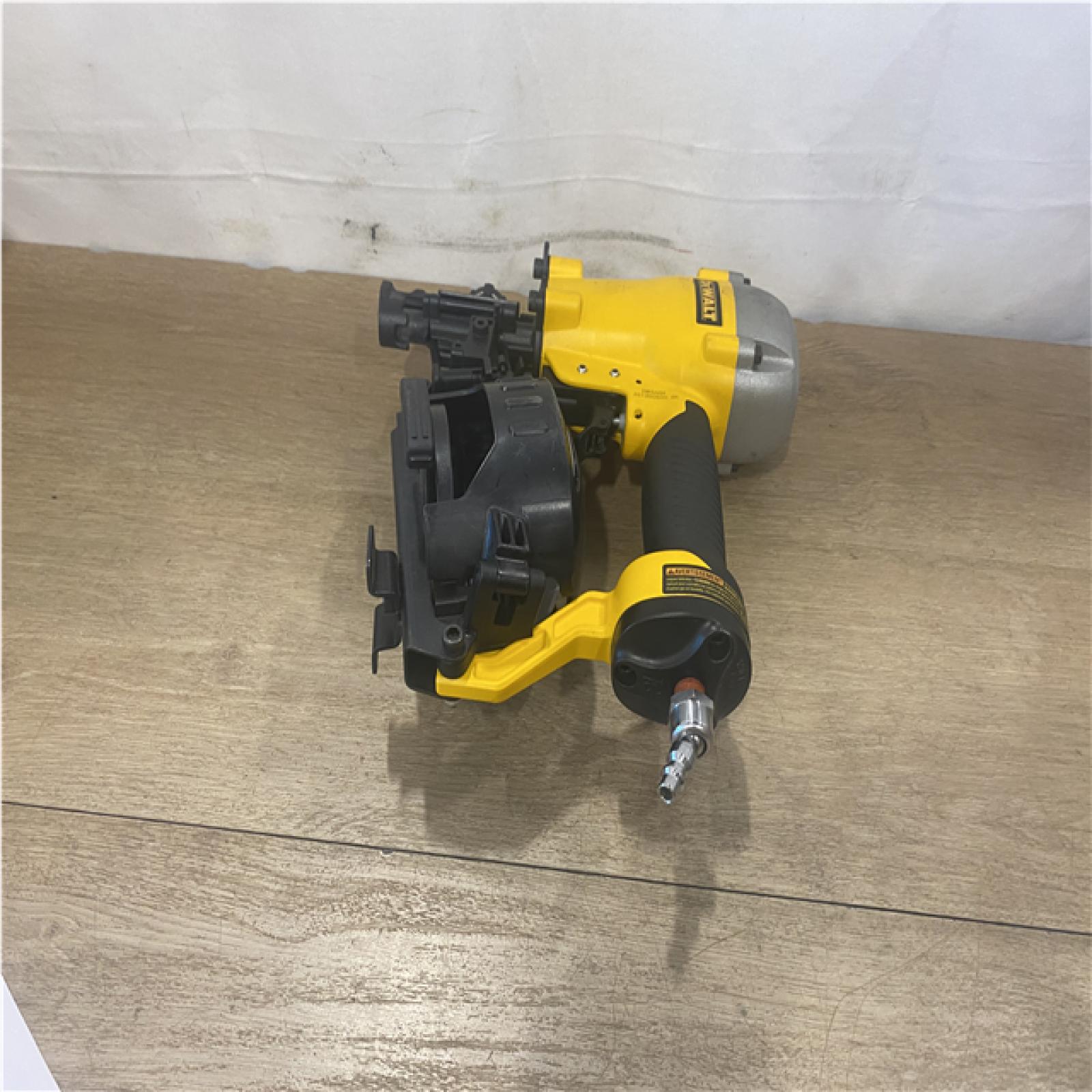 AS-IS DeWalt 1-3/4 in. 15 Degree Pneumatic Coil Roofing Nailer (Tool-Only)