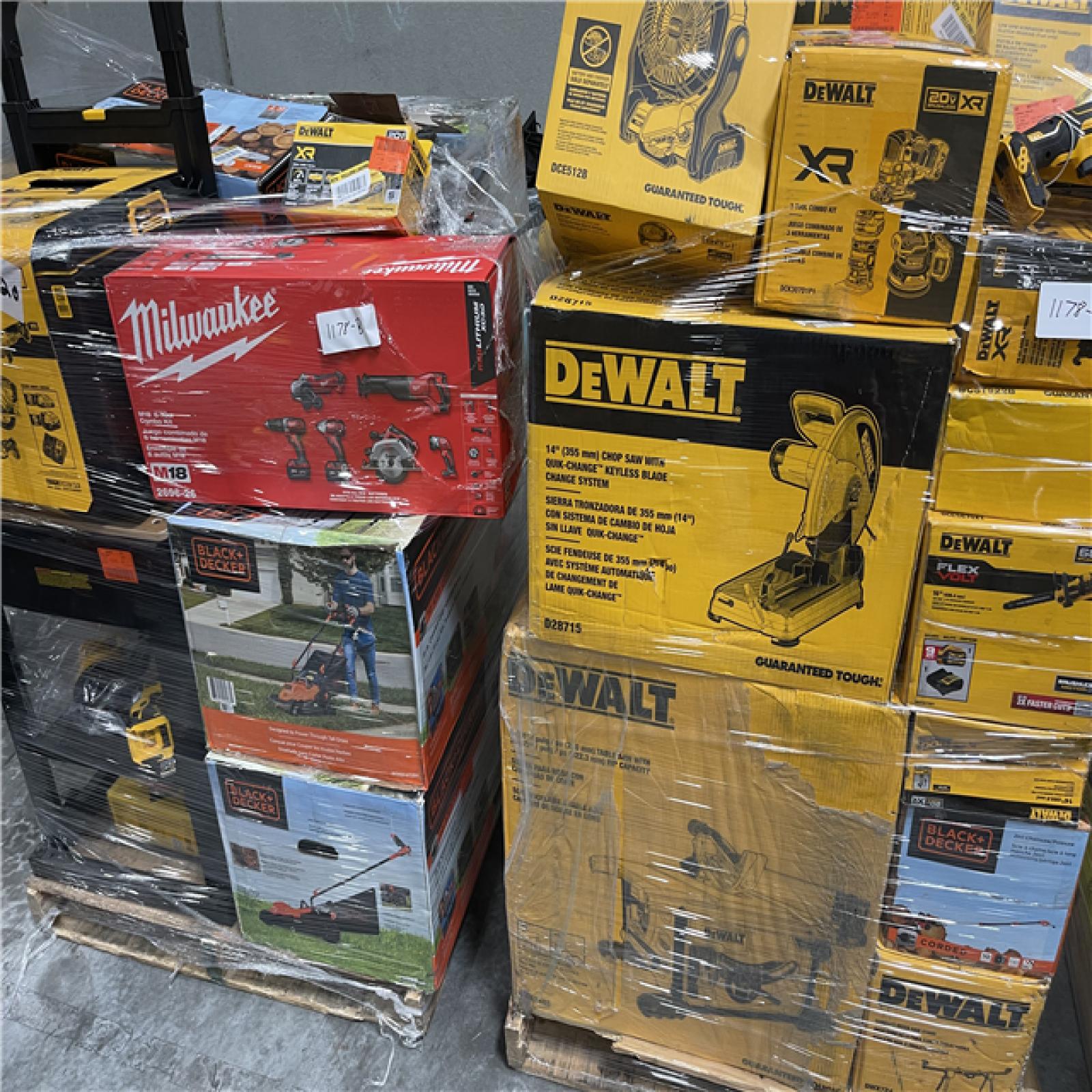 Atlanta Location As-Is Power Tools Partial Truckload (13 Pallets)1178-B
