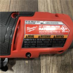 AS-IS Milwaukee  FUEL 12V Lithium-Ion Brushless Cordless 3/8 in. Extended Reach High Speed Ratchet (Tool Only)
