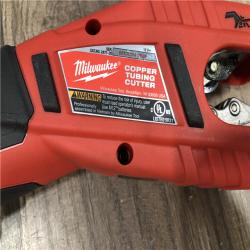 AS-IS Milwaukee 12V Lithium-Ion Cordless Copper Tubing Cutter (Tool-Only)