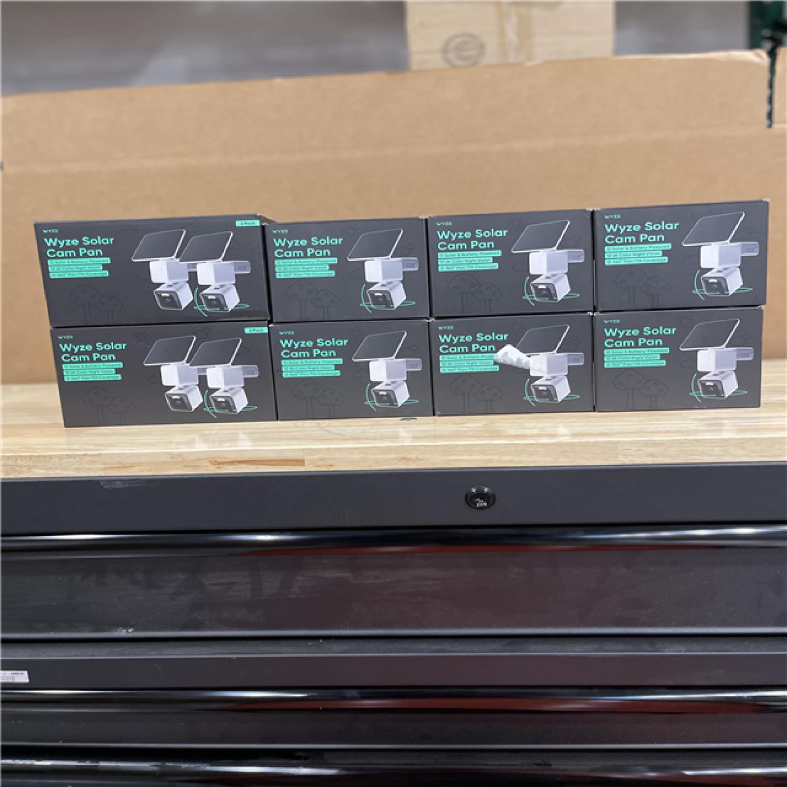 NEW! - Wyze Solar Cam Pan Security Camera MIXED (10 UNITS)