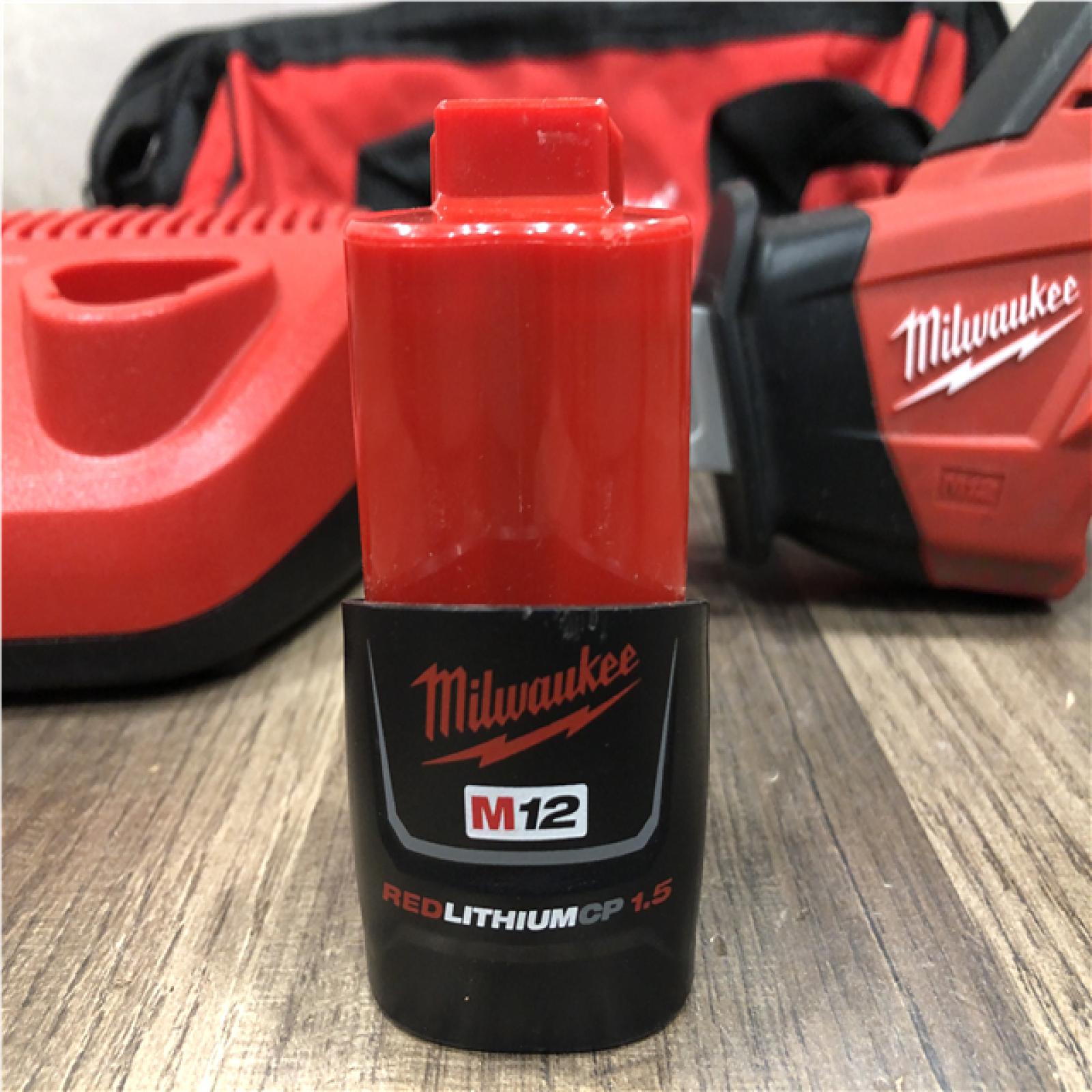 AS-IS Milwaukee 12V Lithium-Ion HACKZALL Cordless Reciprocating Saw Kit