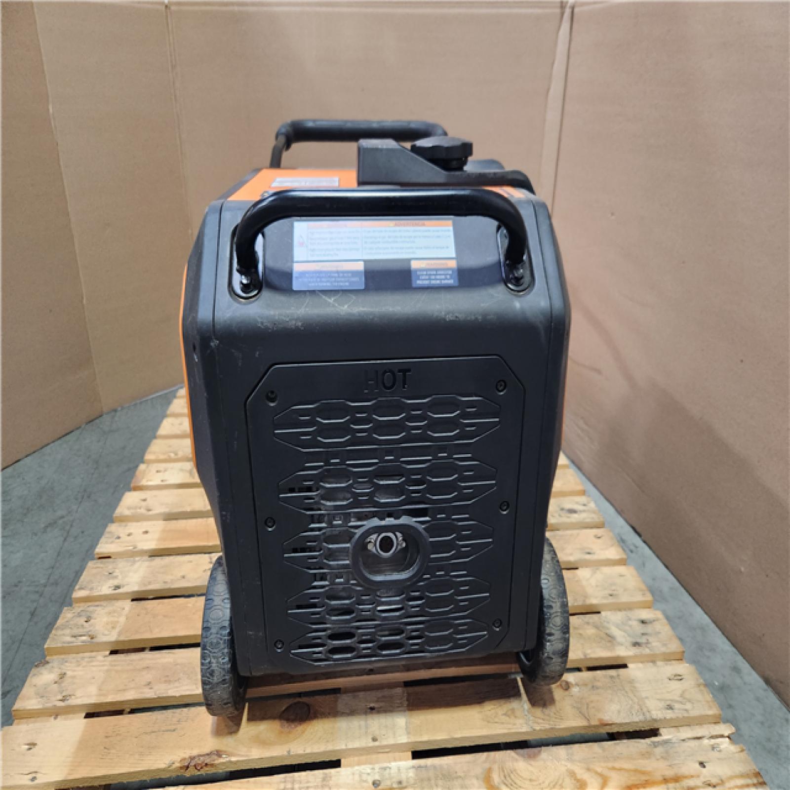 CALIFORNIA AS-IS GENERAC IQ3800DF GAS GENERATOR
