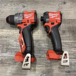 AS-IS Milwaukee FUEL 18V Lithium-Ion Brushless Cordless Hammer Drill and Impact Driver Combo Kit