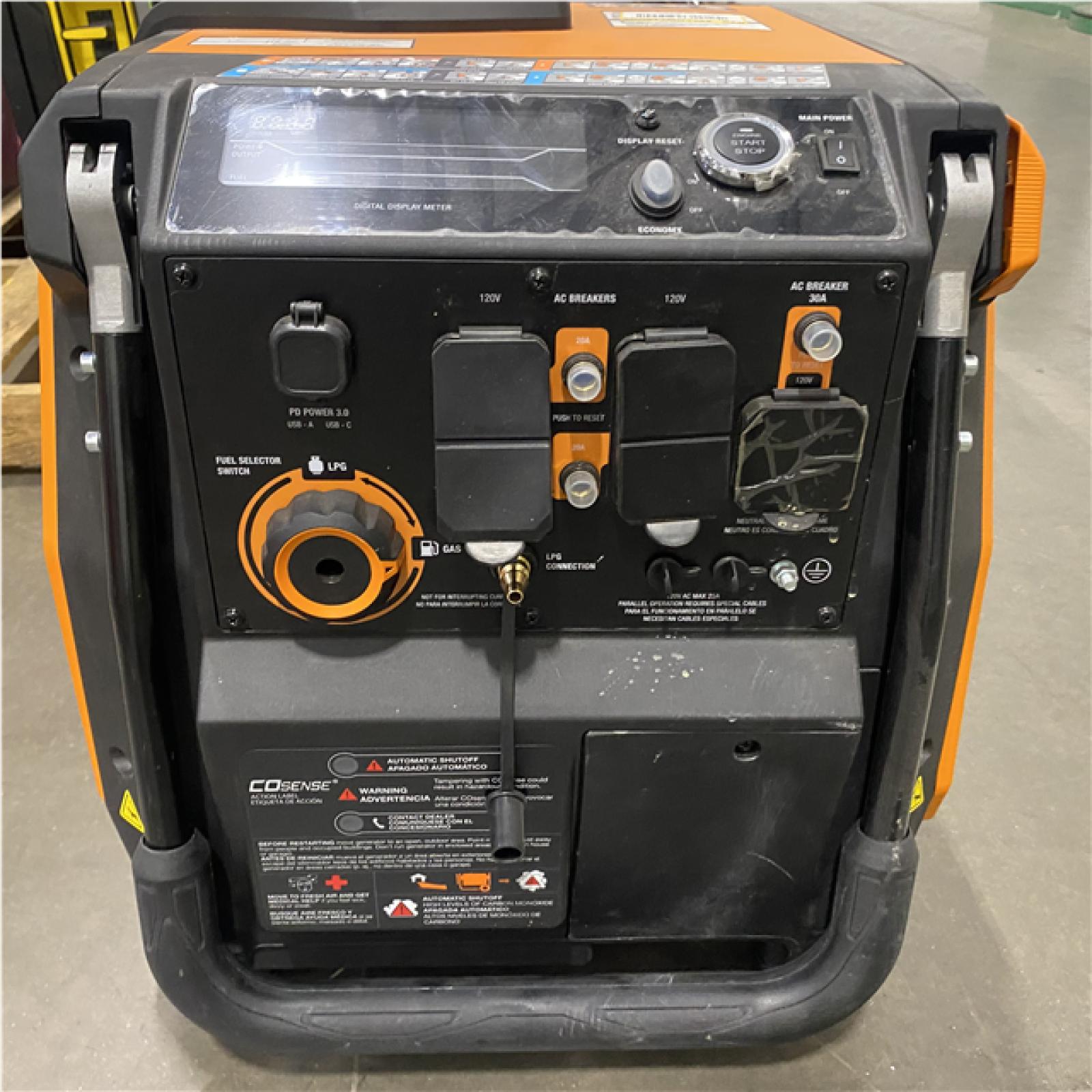 Dallas Location - As-Is Generac 3600 / 3000-Watt  Inverter Portable Generator
