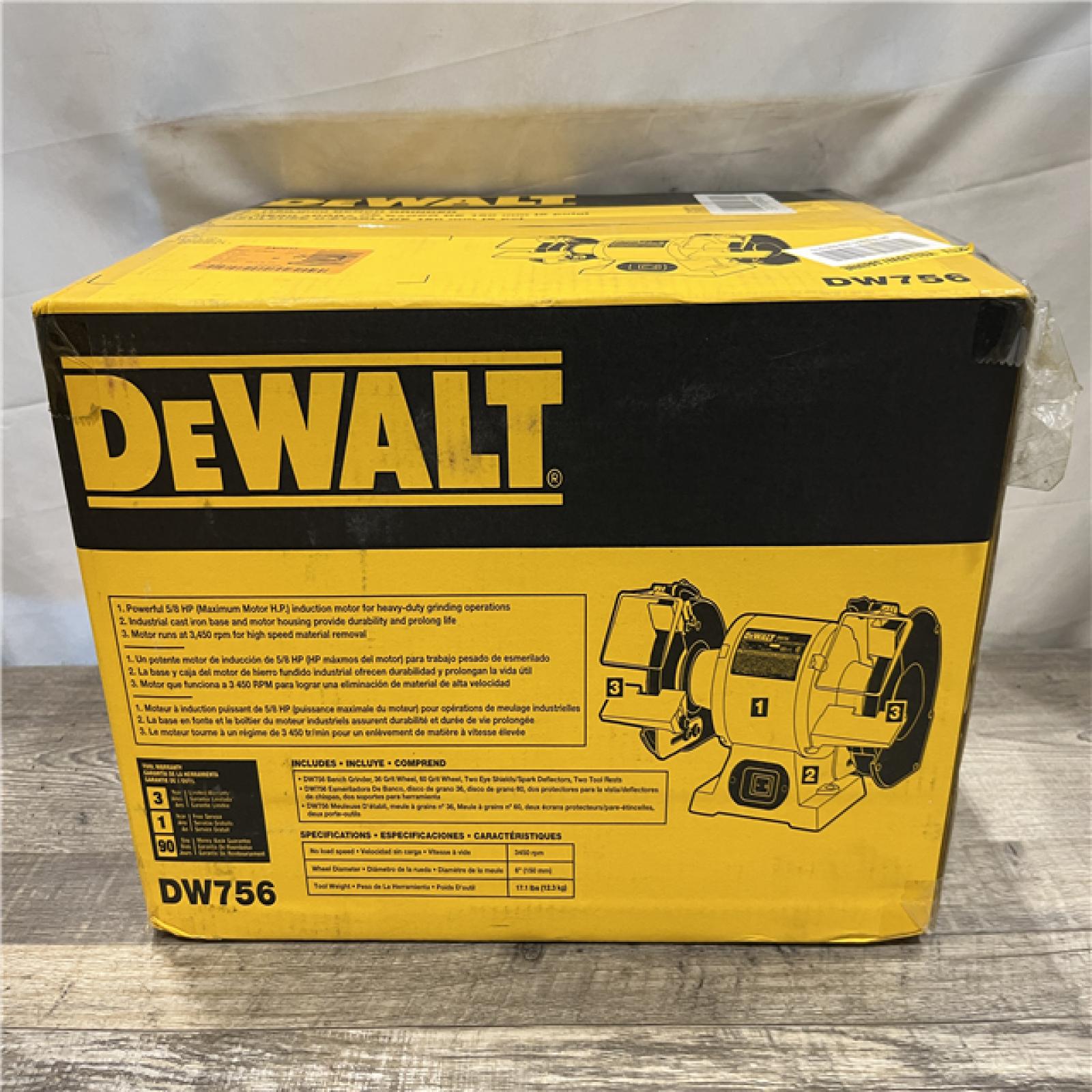 NEW - DEWALT 6 in. (150 mm) Bench Grinder